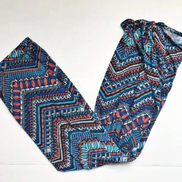 Lily Star Dresses & Skirts - Multi Colored Tribal Maxi Skirt